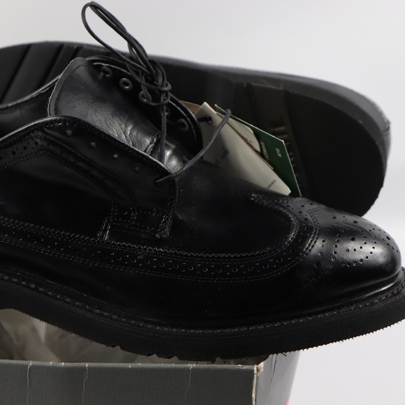 Vtg New Double H Mens 9 E Steel Toe Wing Tip Shoes main image 7